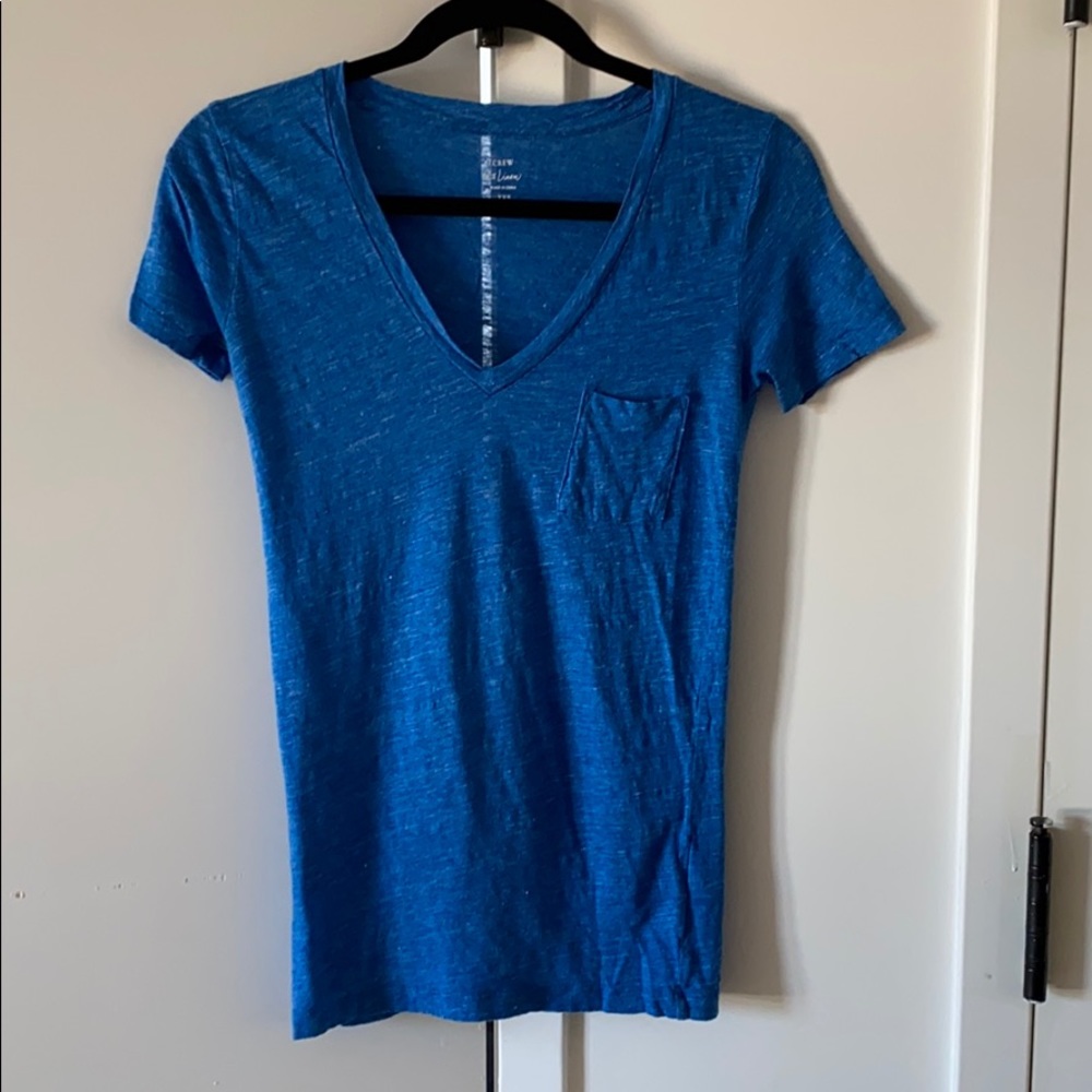 Jcrew Linen tshirt